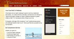 Desktop Screenshot of mediawellnesscenter.com